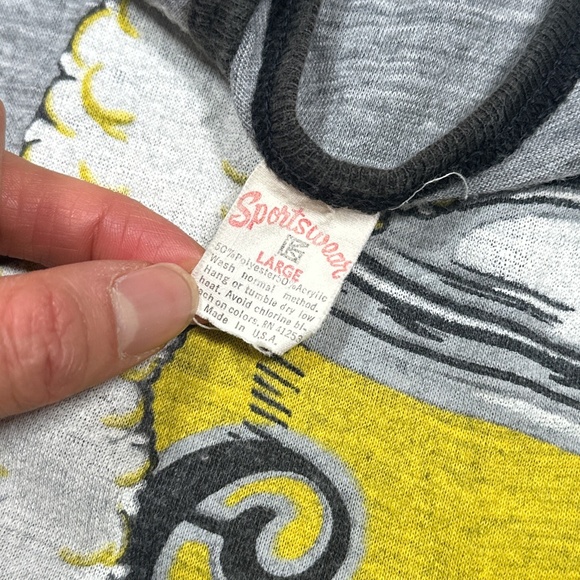 Vintage 70s Coors Banquet Beer Sportswear K Single Stitch Tanktop Mens Large - Picture 5 of 8